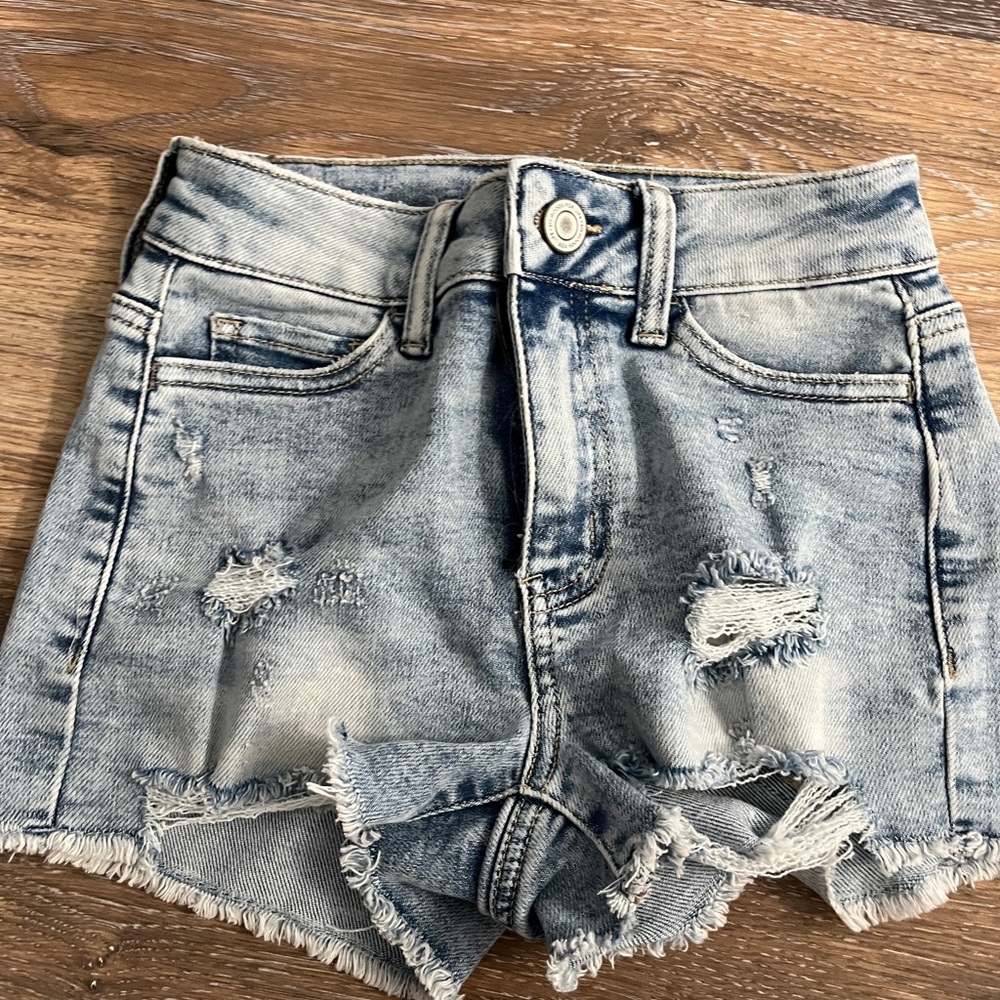 Light denim Jean shorts